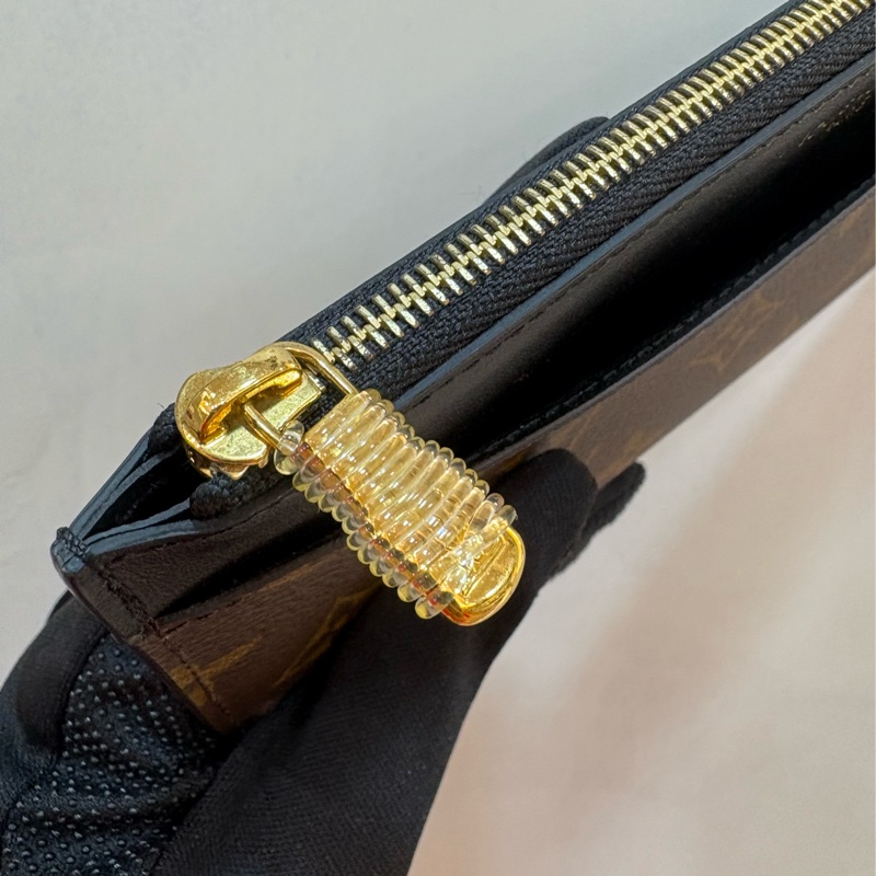 Louis Vuitton 拚色Slim 扁長夾-2