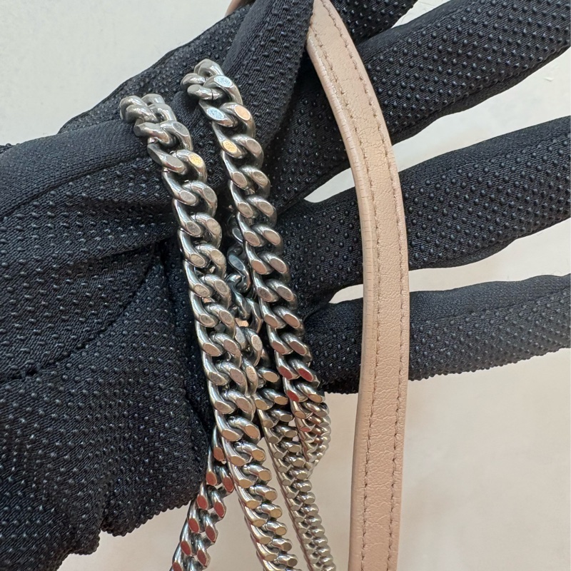 ysl Saint Laurent  Becky Zip 菱格紋小羊皮雙拉鍊相機包-4