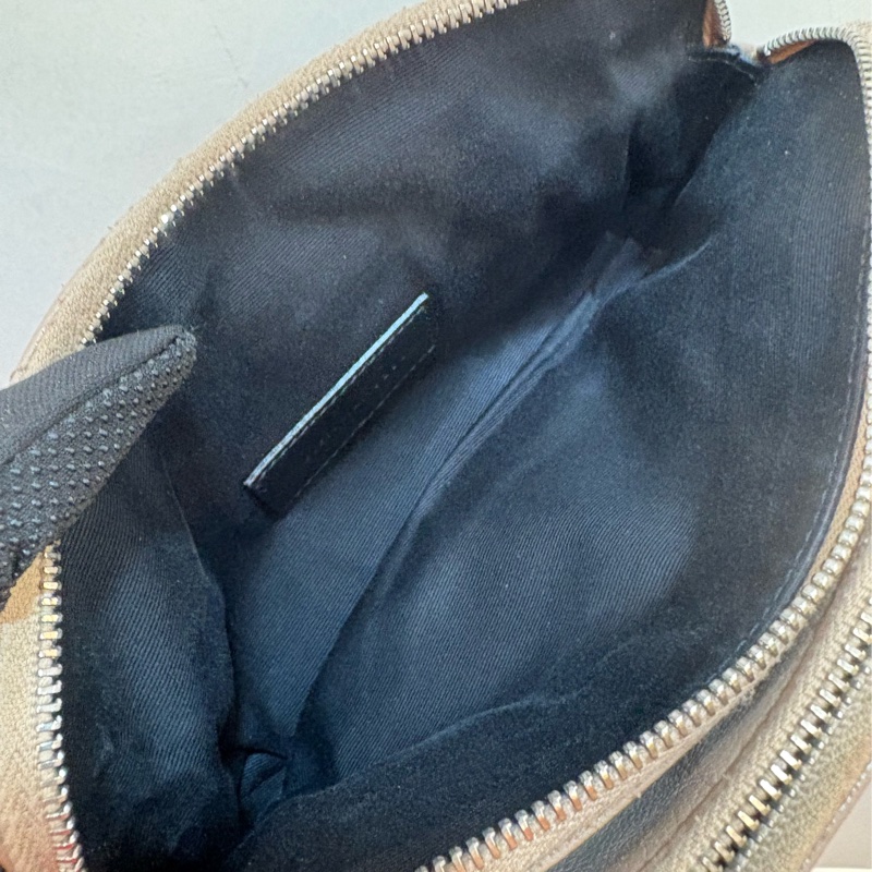 ysl Saint Laurent  Becky Zip 菱格紋小羊皮雙拉鍊相機包-7