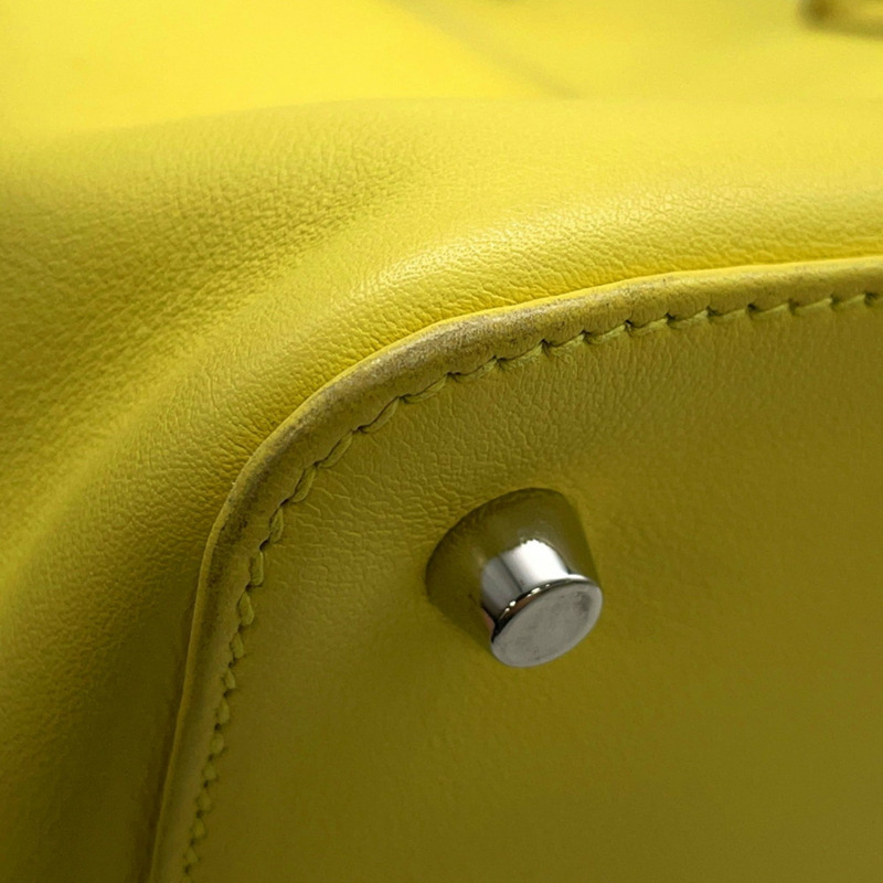 愛馬仕 Hermès Toolbox 26 青檸色/Swift 手提包,帶 Q 印記和兩用肩包-7