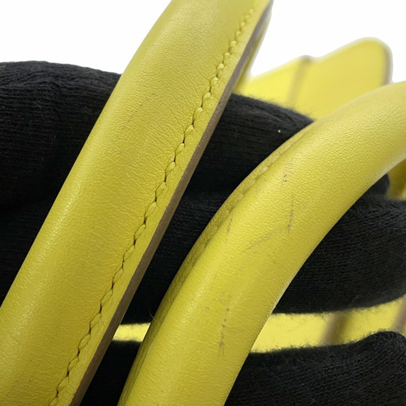 愛馬仕 Hermès Toolbox 26 青檸色/Swift 手提包,帶 Q 印記和兩用肩包-10