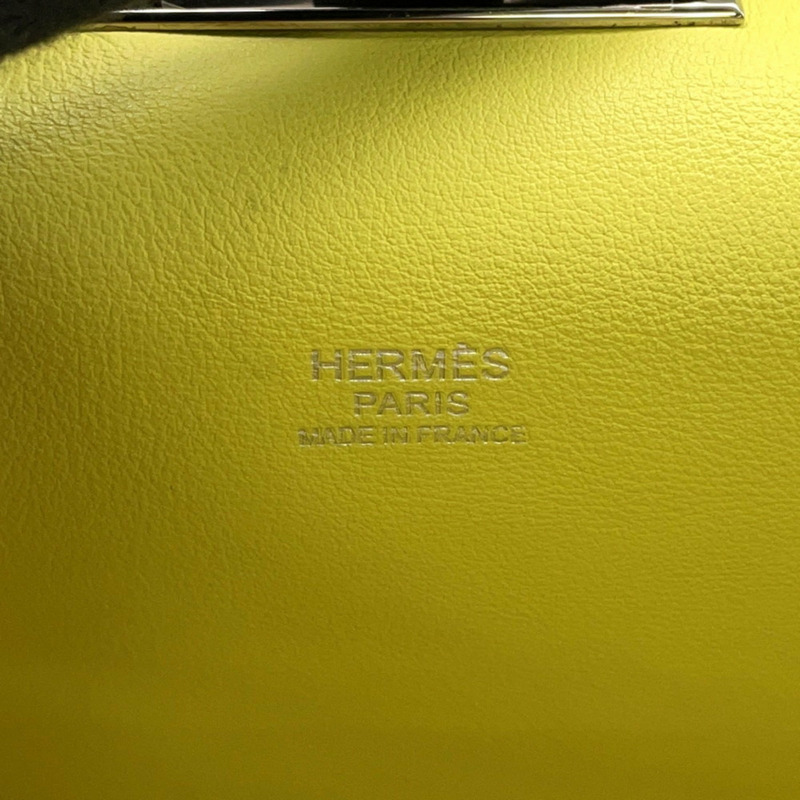 愛馬仕 Hermès Toolbox 26 青檸色/Swift 手提包,帶 Q 印記和兩用肩包-15