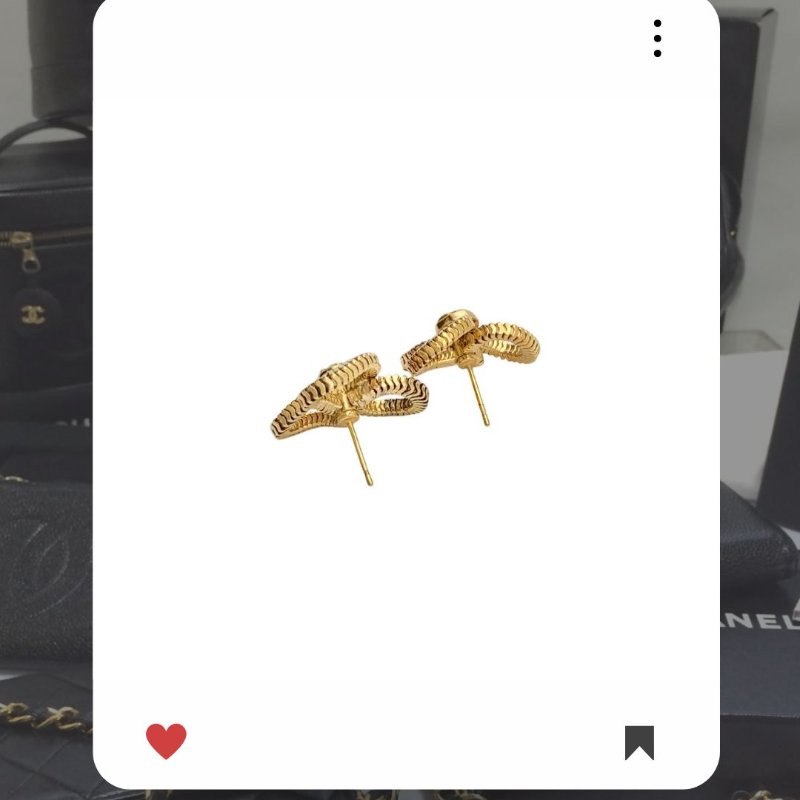 🛍️🎁 雙12🔥 12月新品上架 聖誕節🎄💖 香奈兒 Chanel 三葉草花朵金色耳環 🔥 香奈兒熱賣款 香奈兒經典款 耳環 CHANEL EARRING-2