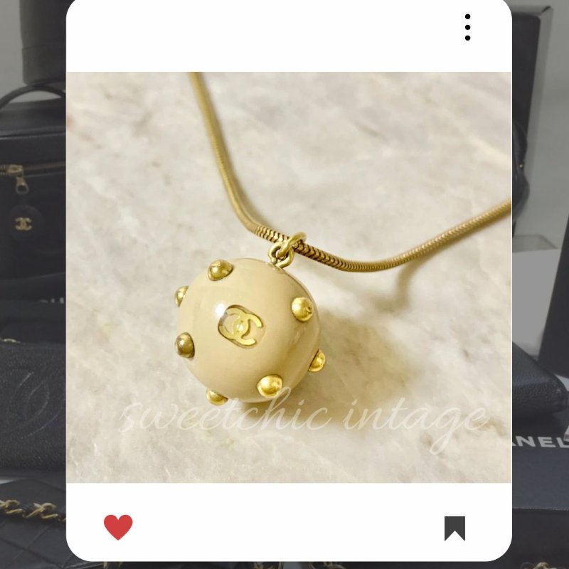 🛍️🎁 雙12🔥 12月新品上架 聖誕節🎄💖 新款 香奈兒 Chanel 金色小圓球頸鏈 🔥 香奈兒熱賣款 香奈兒經典款 頸鏈  CHANEL NECKLACE-4