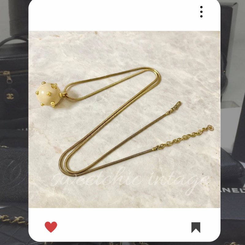 🛍️🎁 雙12🔥 12月新品上架 聖誕節🎄💖 新款 香奈兒 Chanel 金色小圓球頸鏈 🔥 香奈兒熱賣款 香奈兒經典款 頸鏈  CHANEL NECKLACE-6