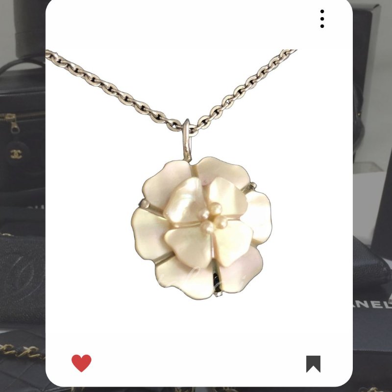 🛍️🎁 雙12🔥 12月新品上架 聖誕節🎄💖 新款 香奈兒 Chanel 貝殼山茶花花朵珍珠銀色頸鏈 🔥 香奈兒熱賣款 香奈兒經典款 耳環 CHANEL EARRING-0