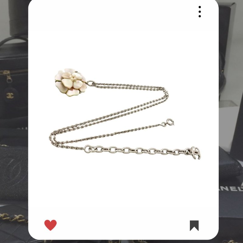 🛍️🎁 雙12🔥 12月新品上架 聖誕節🎄💖 新款 香奈兒 Chanel 貝殼山茶花花朵珍珠銀色頸鏈 🔥 香奈兒熱賣款 香奈兒經典款 耳環 CHANEL EARRING-6