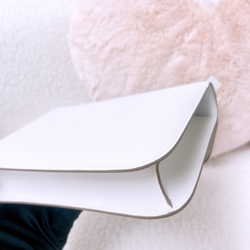 Hermes constance 24 奶灰白金扣 B刻-6