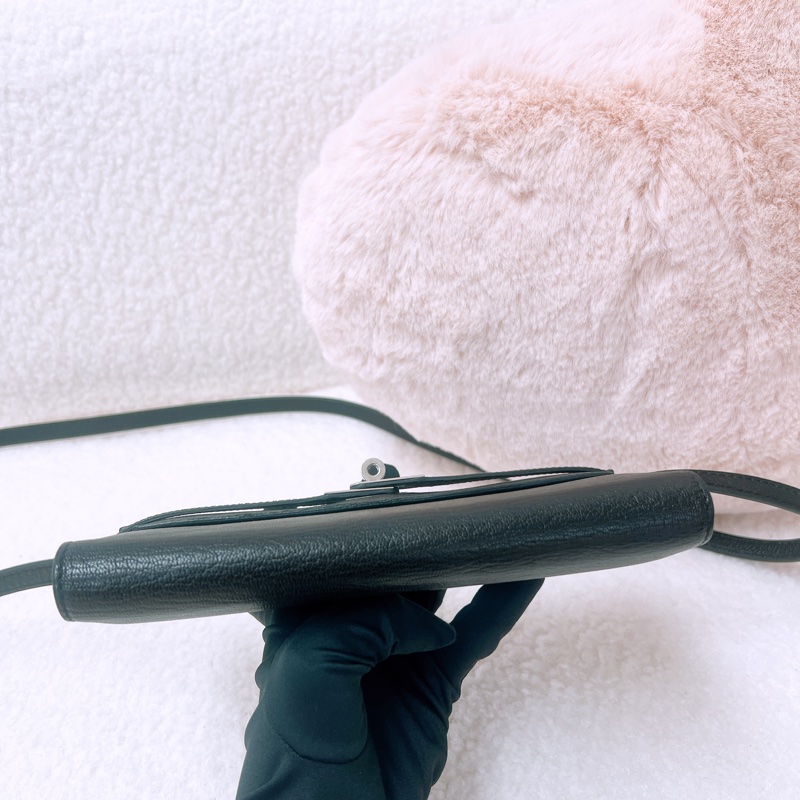 Hermes 黑銀kelly to go平替/ 凱莉長夾-1