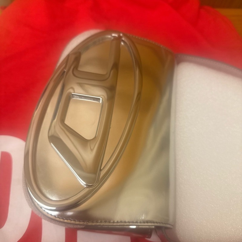 Diesel 1DR 銀色叮噹包-3