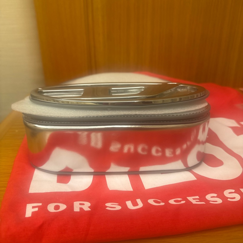 Diesel 1DR 銀色叮噹包-7