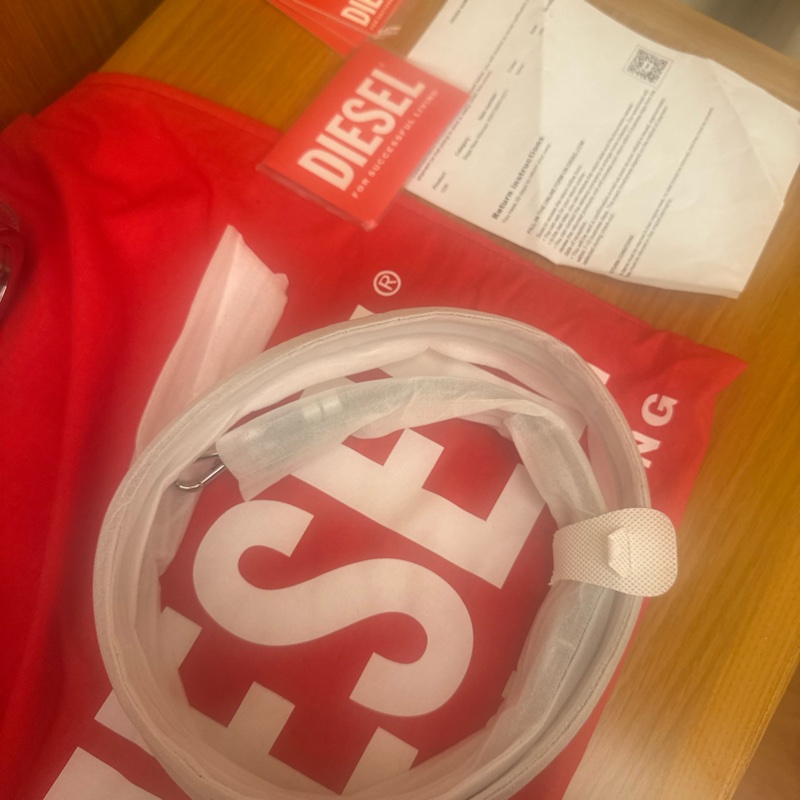 Diesel 1DR 銀色叮噹包-11