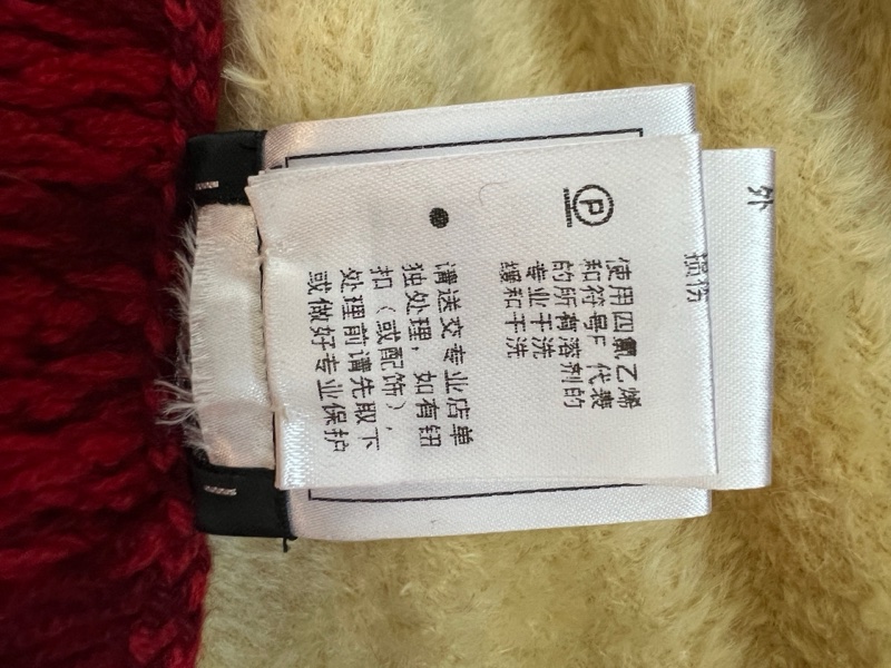 Chanel香奈兒  橫竪兩穿羊絨披肩鬥篷34/36 99新-3