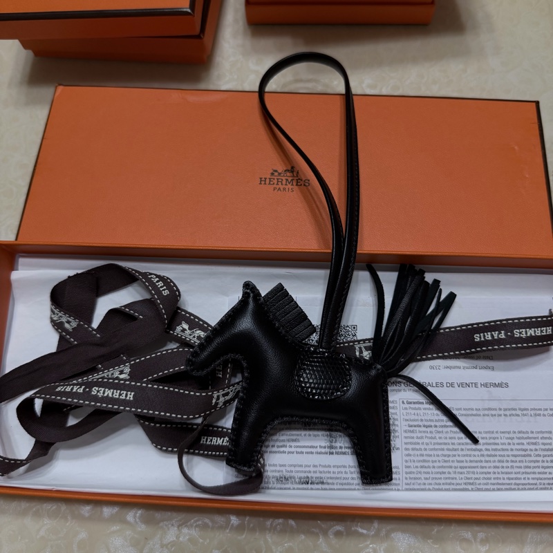 Hermès Rodeo PM 小馬吊飾｜黑蜥蜴皮｜原廠盒裝｜稀有款-1