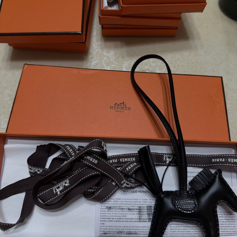 Hermès Rodeo PM 小馬吊飾｜黑蜥蜴皮｜原廠盒裝｜稀有款-2