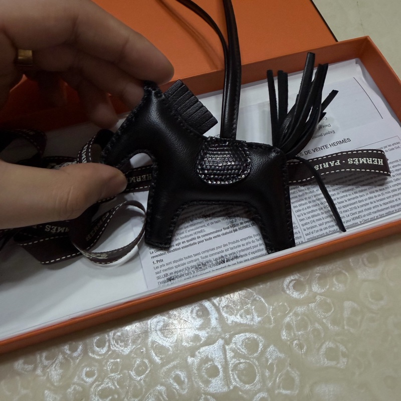 Hermès Rodeo PM 小馬吊飾｜黑蜥蜴皮｜原廠盒裝｜稀有款-4