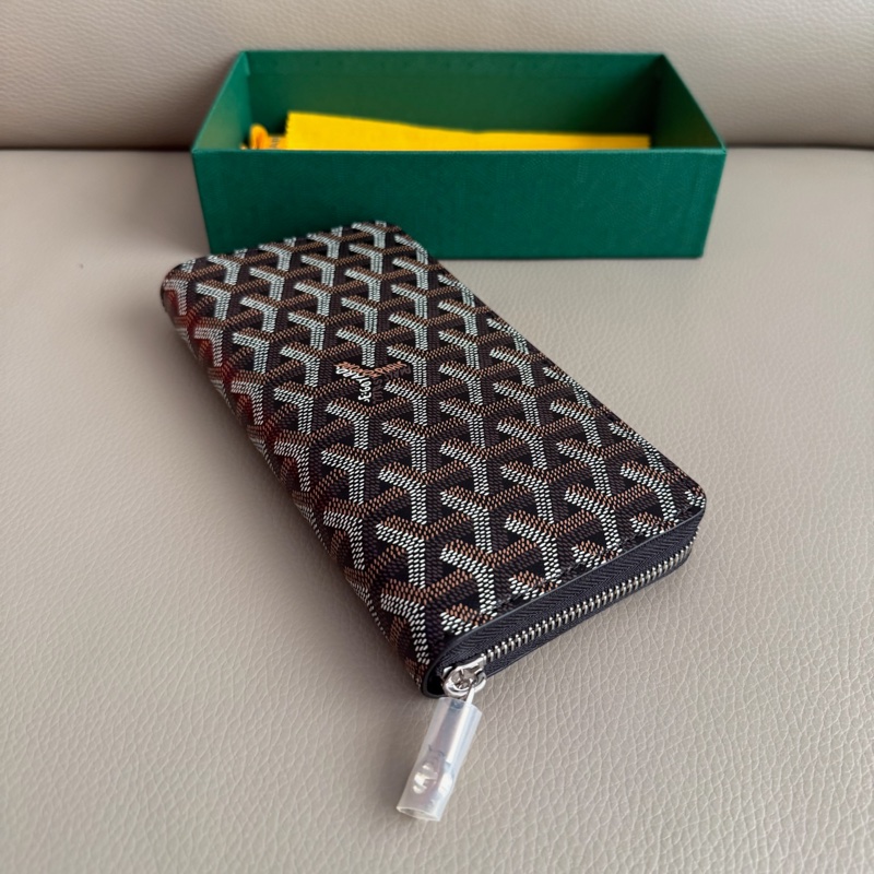 「M.Y精品」 goyard 戈雅 ㄇ拉長夾 經典款 拉鏈長夾-14