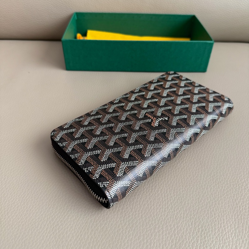 「M.Y精品」 goyard 戈雅 ㄇ拉長夾 經典款 拉鏈長夾-15