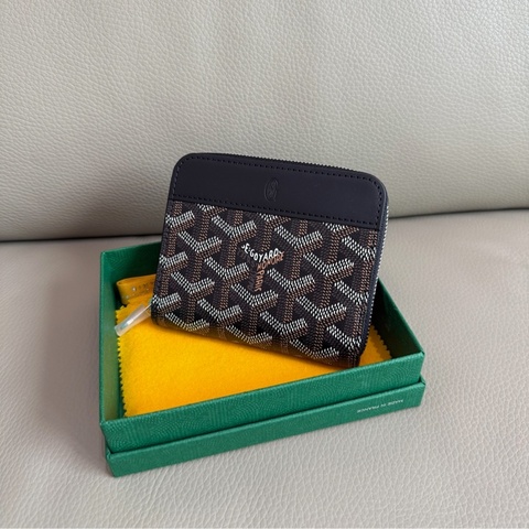 「M.Y精品」 goyard 經典大ㄇ拉 拉鏈錢包 黑 送禮🎁