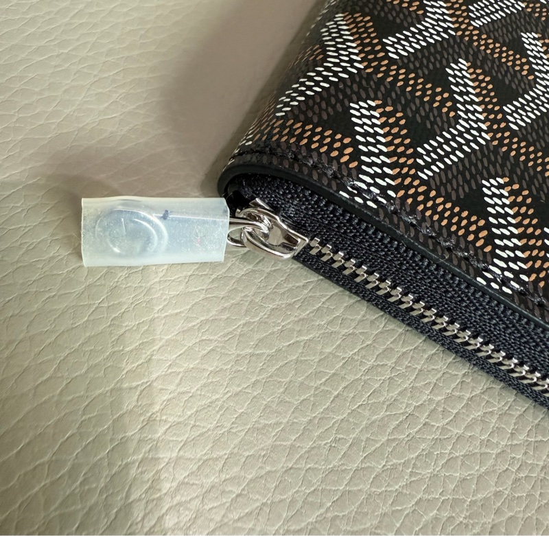 「M.Y精品」 goyard 經典大ㄇ拉 拉鏈錢包 黑 送禮🎁-5