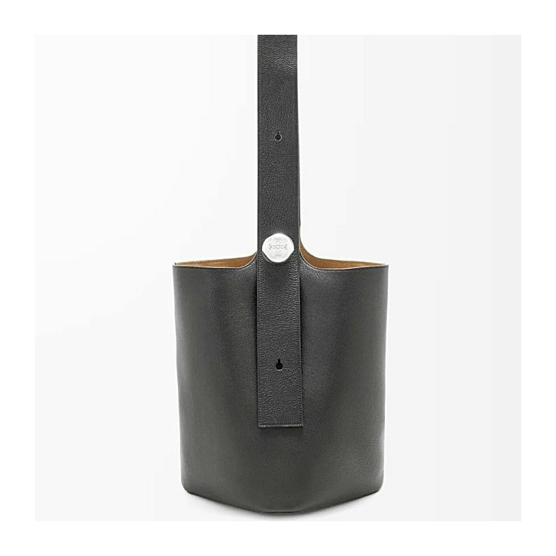 LOEWE 光滑小牛皮鵝卵石紋水桶包 大 1100-2