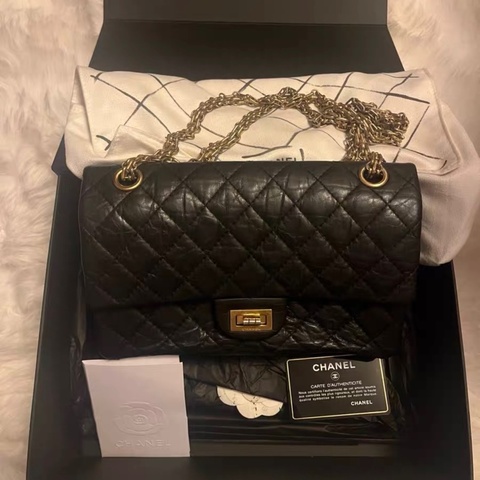 Chanel 2.54 黑金中號 95%新