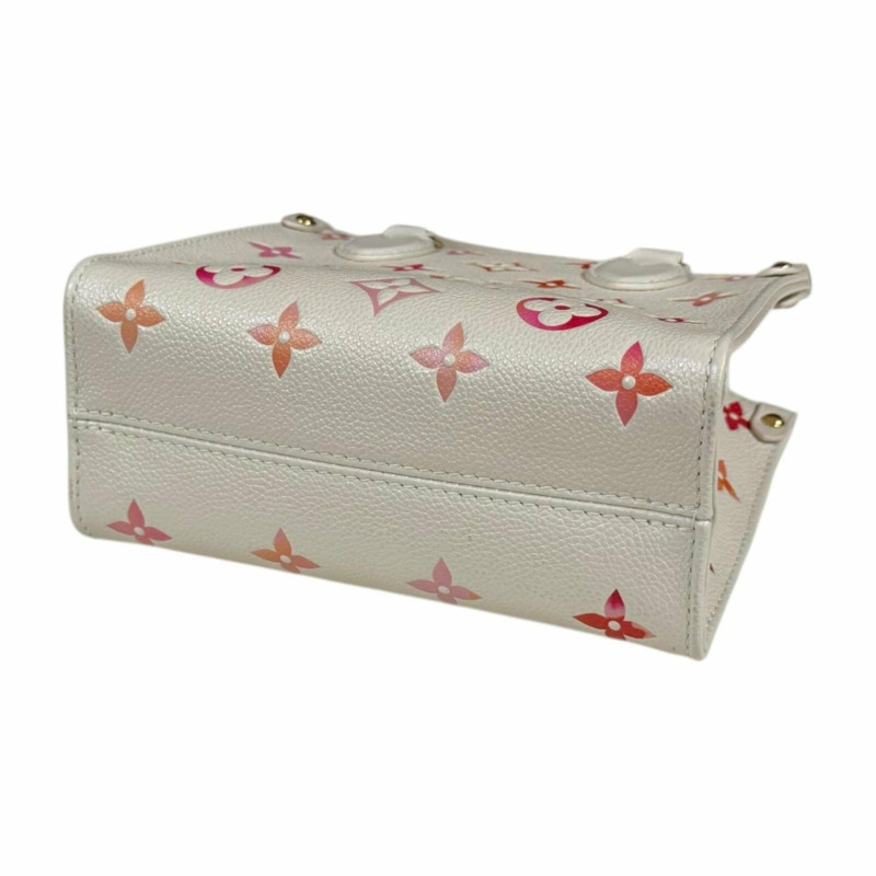 路易威登 Sunrise Aquarelle On the Go BB Monogram Empreinte 肩包，M47115，女士，二手，雙向手提-4