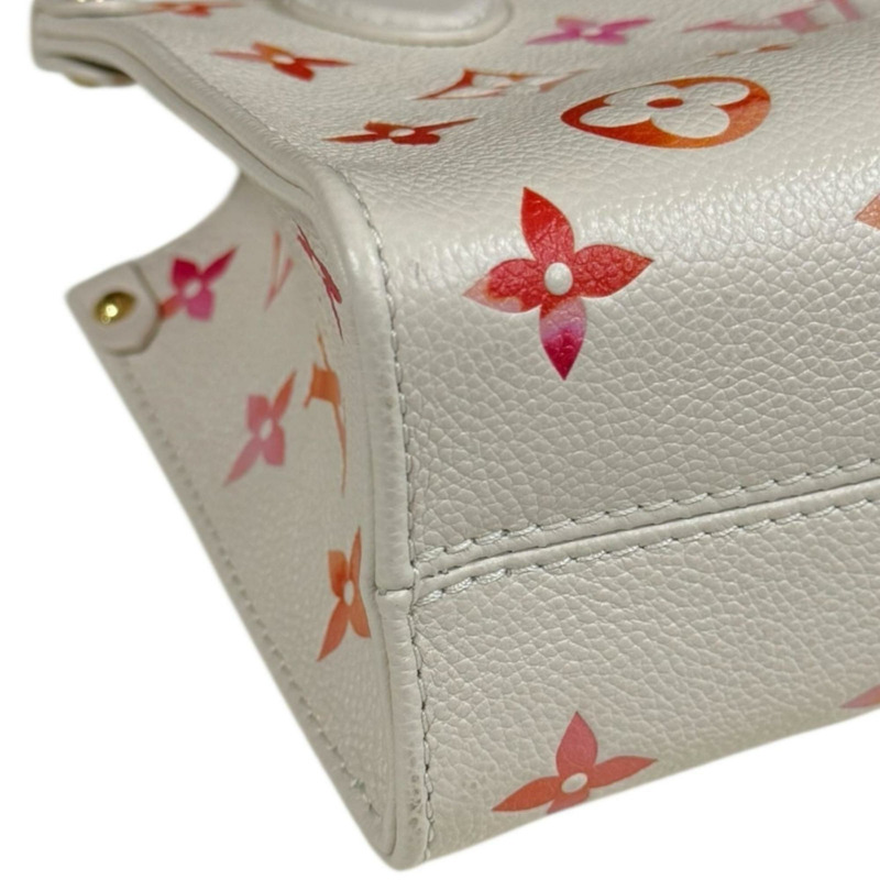 路易威登 Sunrise Aquarelle On the Go BB Monogram Empreinte 肩包，M47115，女士，二手，雙向手提-8