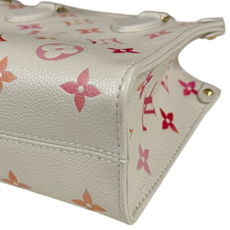 路易威登 Sunrise Aquarelle On the Go BB Monogram Empreinte 肩包，M47115，女士，二手，雙向手提-9