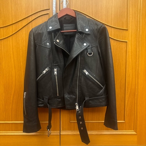 Allsaints 皮衣 UK12 US8 EU40 黑