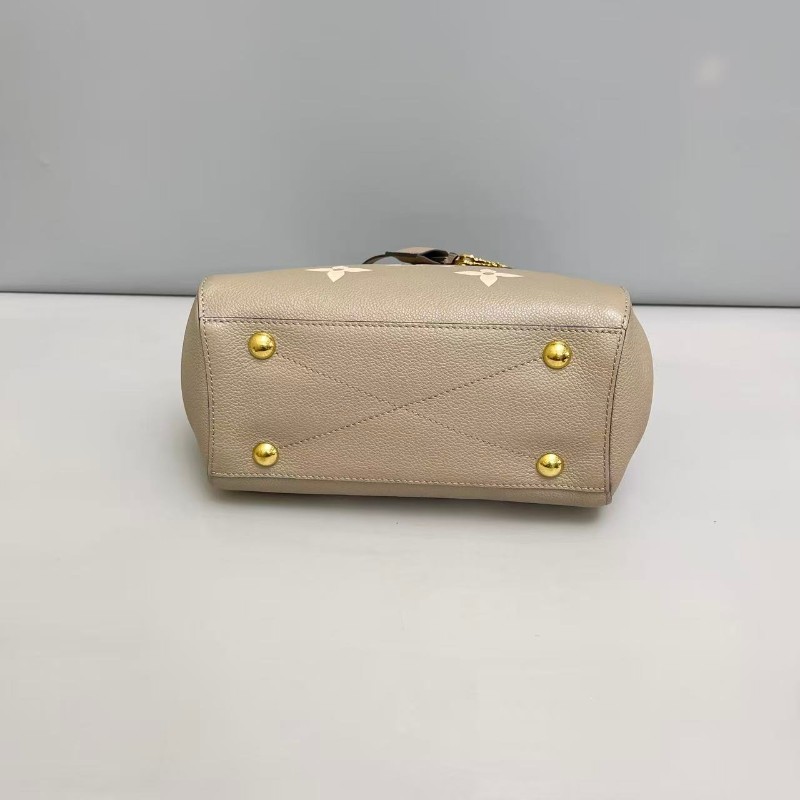 LV路易威登 新款蒙田bb 大象灰 手提包肩背包-6