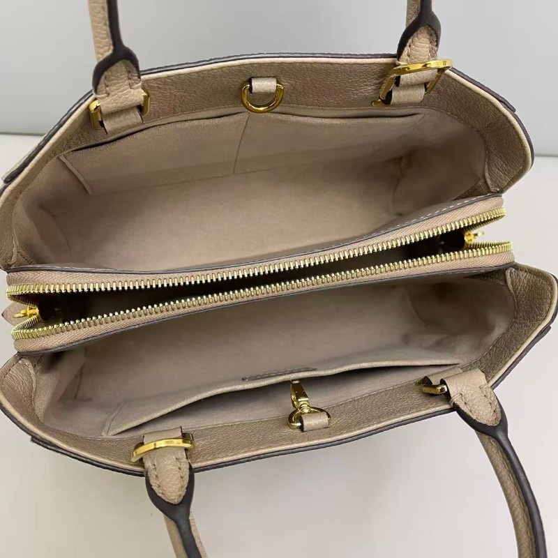 LV路易威登 新款蒙田bb 大象灰 手提包肩背包-8