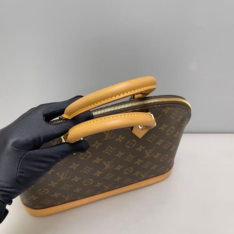 LV Alma 中號 老花手提包-4