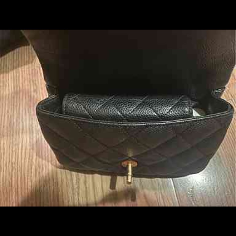 香奈兒 CF19 23p愛心調節扣 防刮荔枝牛皮 晶片 chanel-2