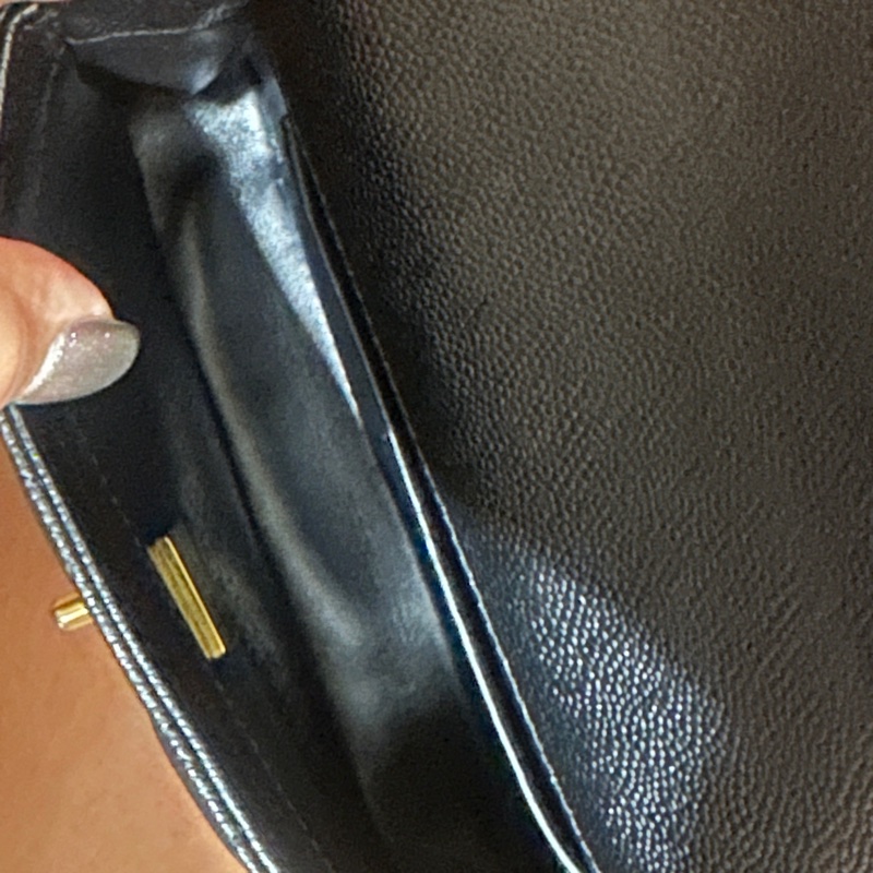 香奈兒 CF19 23p愛心調節扣 防刮荔枝牛皮 晶片 chanel-10