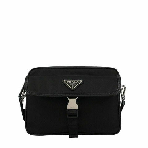 PRADA 迷你扣環斜背包 2VH133 2DMH F0002