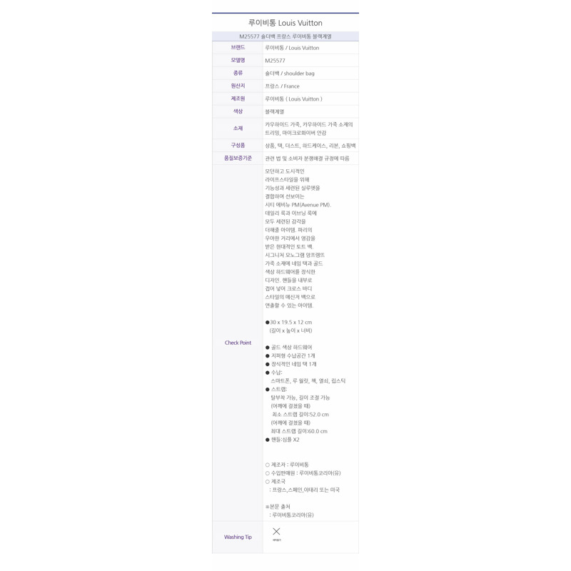 LOUIS VUITTON 大道 PM M25577-12