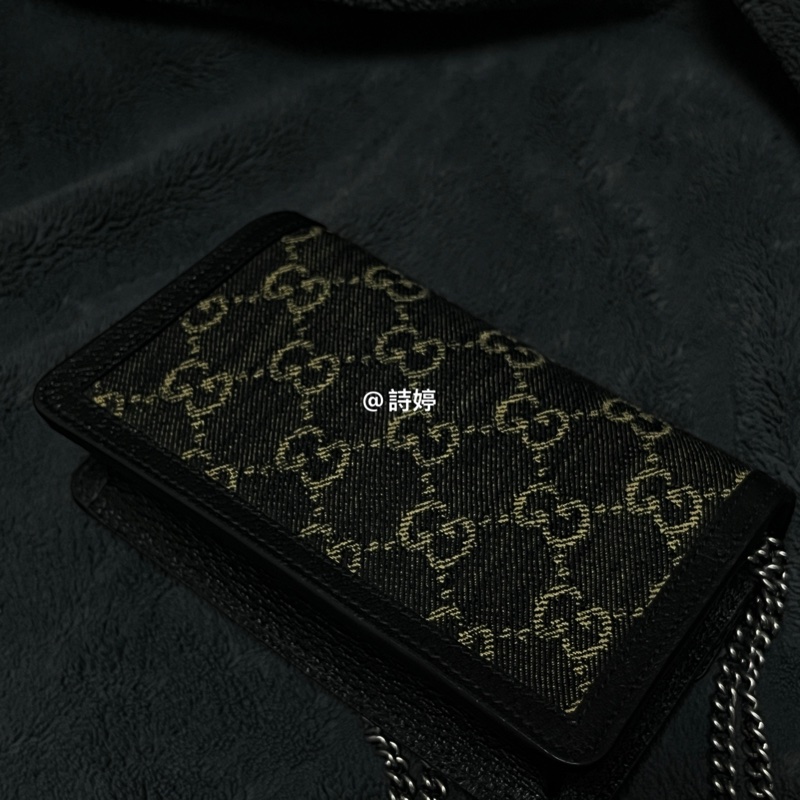 Gucci 單寧牛仔黑酒神mini-4