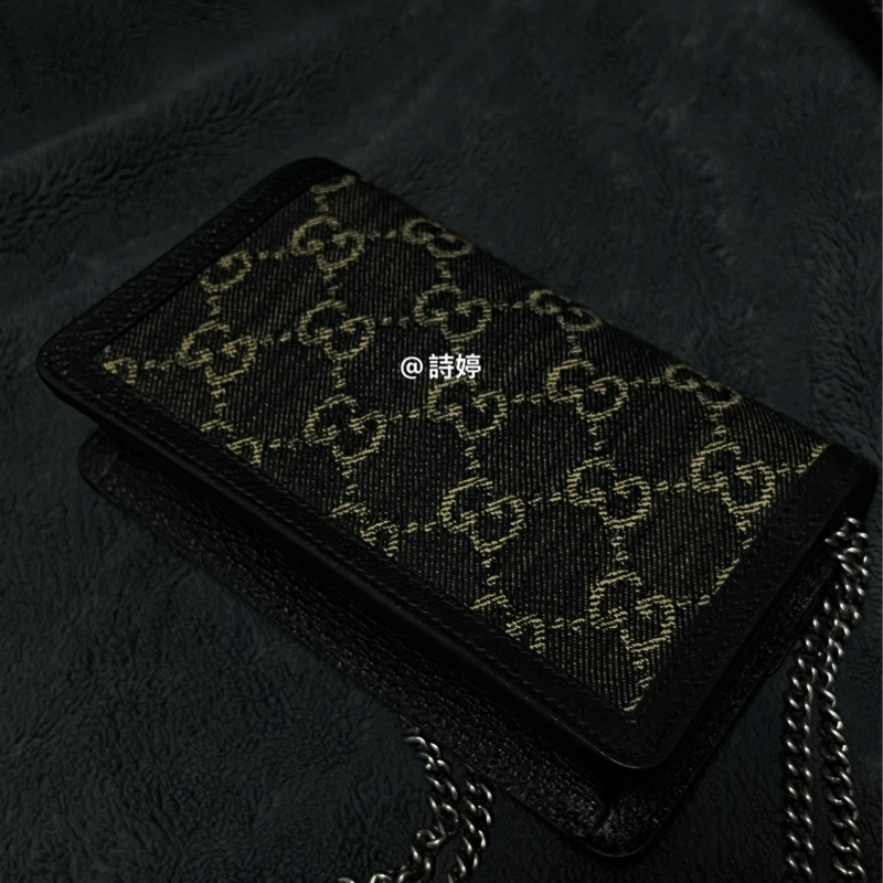 Gucci 單寧牛仔黑酒神mini-6