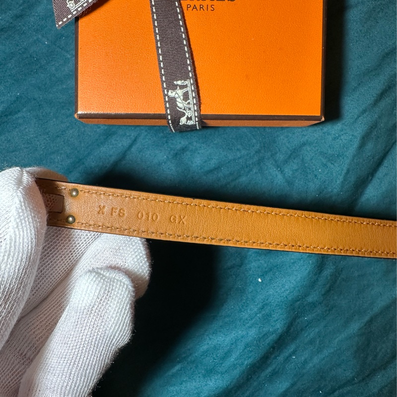 HERMES 愛馬仕淺藍色KELLY手環-4