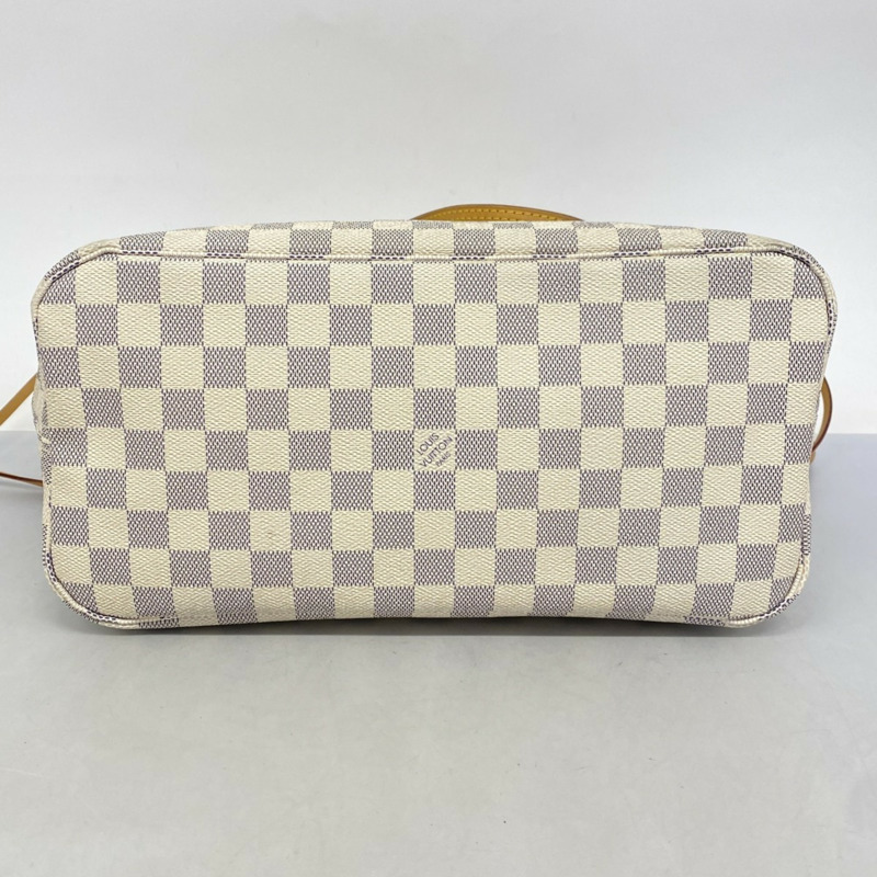 路易威登 Damier Azur Neverfull MM 手提包 N41361 白色 女士-2