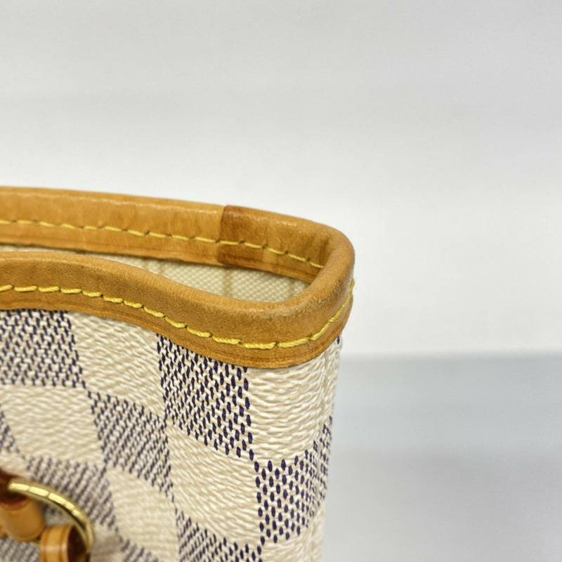 路易威登 Damier Azur Neverfull MM 手提包 N41361 白色 女士-6