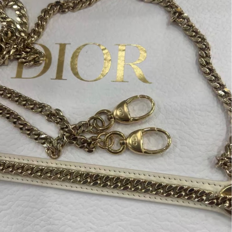 lady dior mini 白金色 戴妃白色 全新 全套齊有收據-2