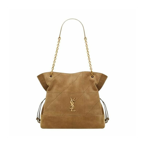 SAINT LAURENT Saint Laurent 麂皮 Jamie 小號購物袋 8339481U8P73194