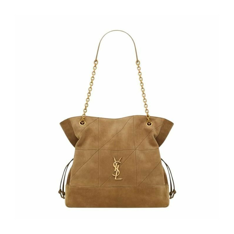 SAINT LAURENT Saint Laurent 麂皮 Jamie 小號購物袋 8339481U8P73194-6