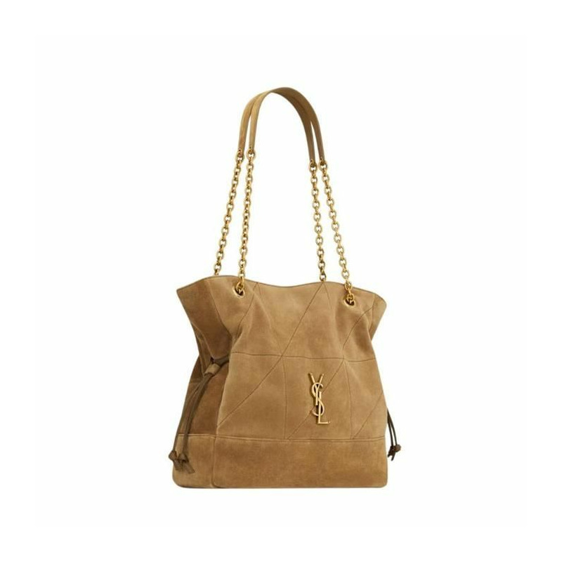 SAINT LAURENT Saint Laurent 麂皮 Jamie 小號購物袋 8339481U8P73194-7