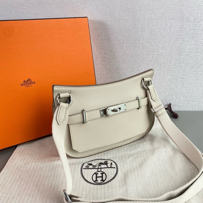 ✨Hermes mini jypsiere 冰川白銀扣 99新 有購證🤍-4