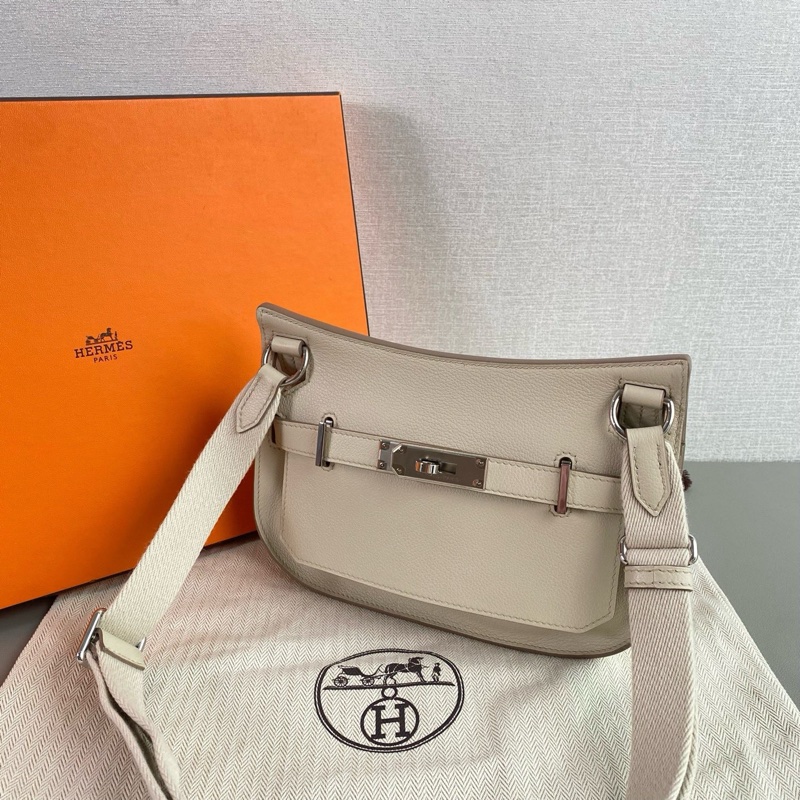 ✨Hermes mini jypsiere 冰川白銀扣 99新 有購證🤍-5