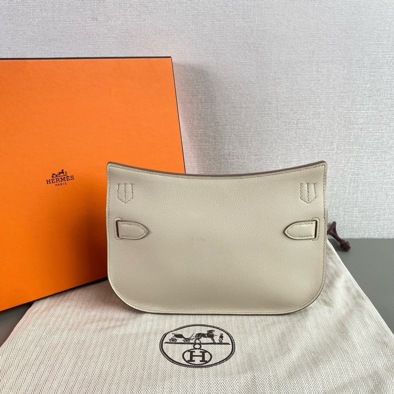 ✨Hermes mini jypsiere 冰川白銀扣 99新 有購證🤍-6