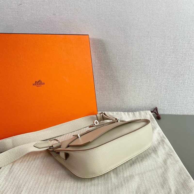 ✨Hermes mini jypsiere 冰川白銀扣 99新 有購證🤍-8